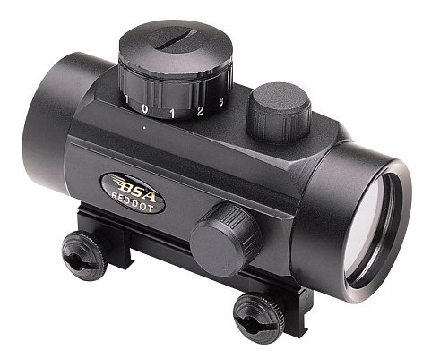 BSA RD30 1x 30mm Obj Unlimited Eye Relief 5 MOA Black